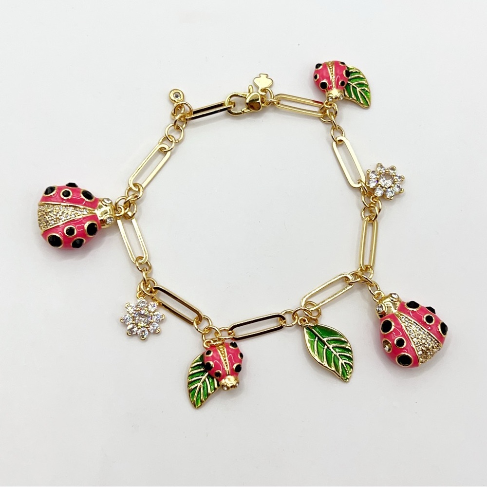 KS509-Kate Spade ladybug bracelet
